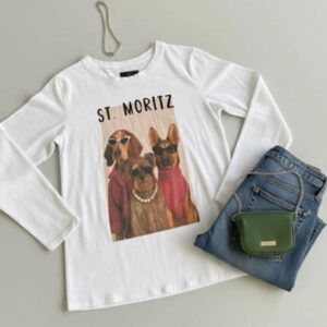 CAMISETA PERRITOS ST MORITS