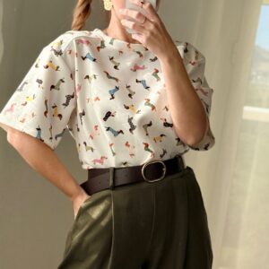 camiseta perritos con hombreras