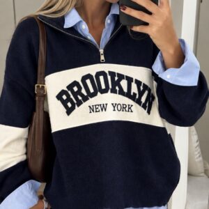 jersey polo azul nueva york brooklyn